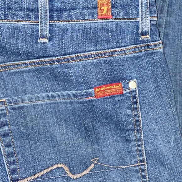 Jeans 7 For All Mankind Austyn size 38 Nice Preowned Condition Bootcut - Picture 6 of 7
